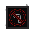 30" No Left Turn R3-2 Blank Out Sign