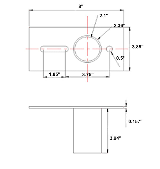 Slip Fitter Adapter for Adjustable Light Mounting