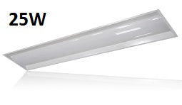 25W 1'x4' LED Troffer Light for Commercial Spaces