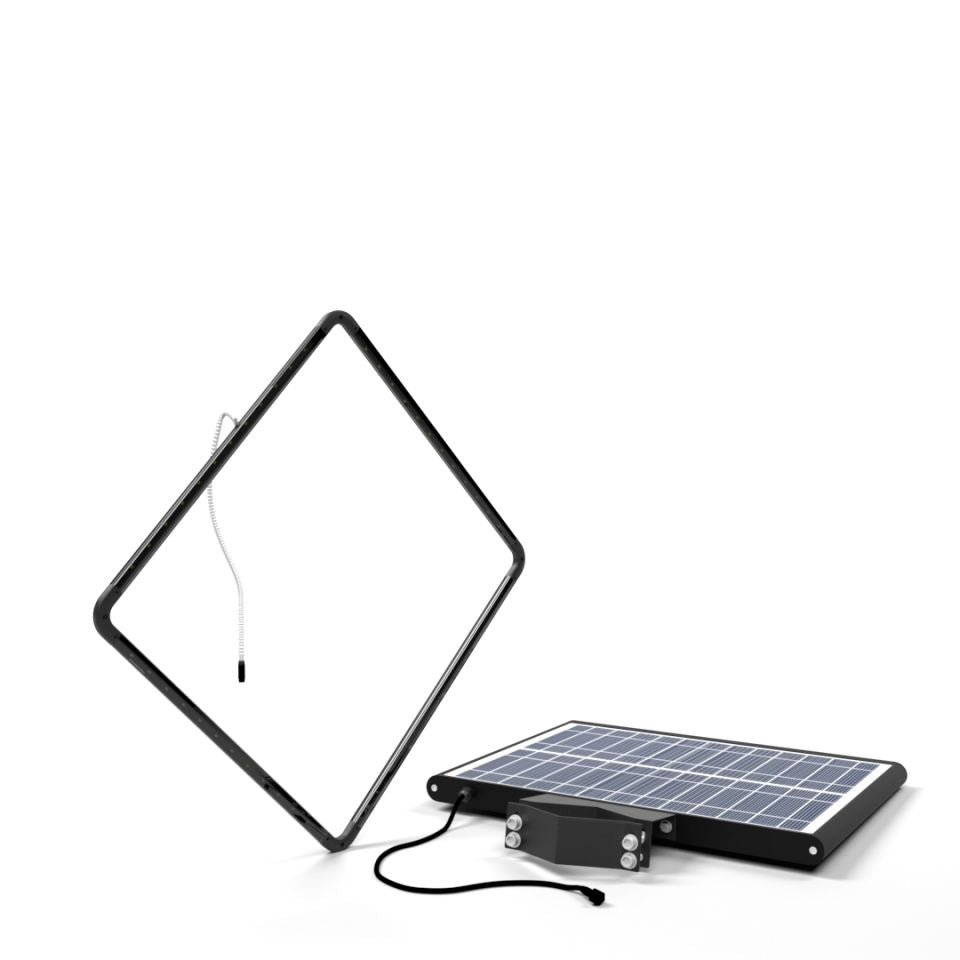 Helios Series 36" Solar Powered Flashing Crosswalk Sign