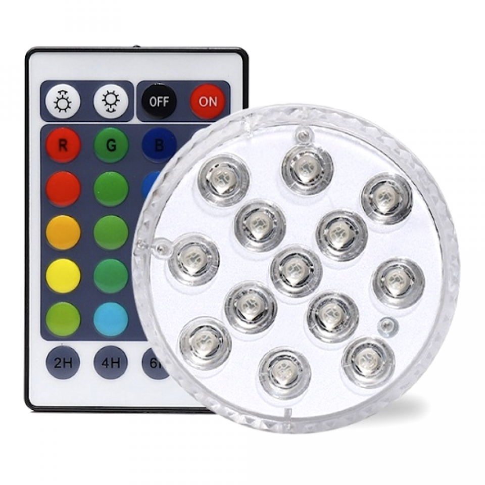 LED Disco Disc Portable Light