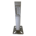 10ft Straight Steel 4" Square Light Pole