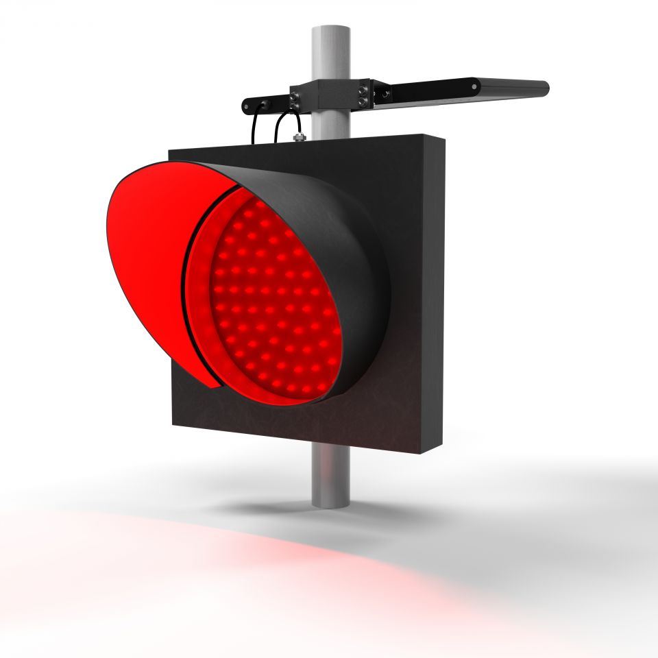 12" Metal Flashing LED Warning Beacon