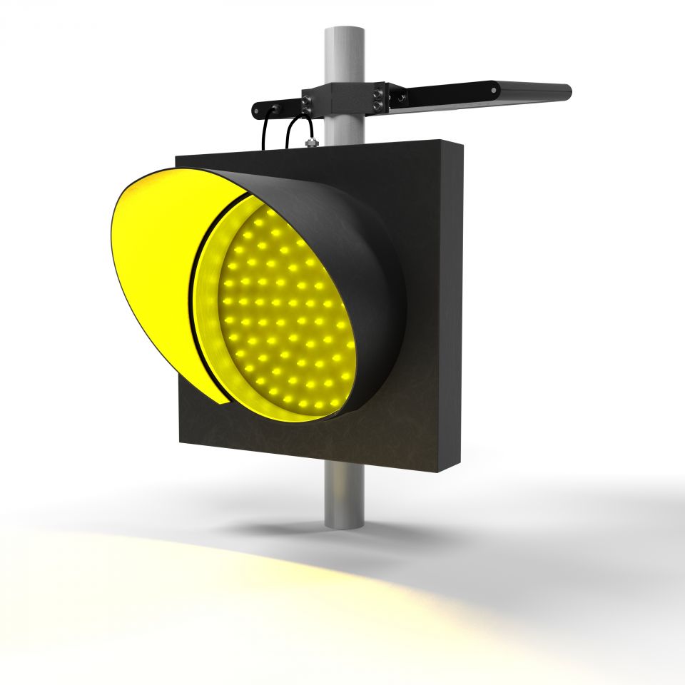 12" Metal Flashing LED Warning Beacon