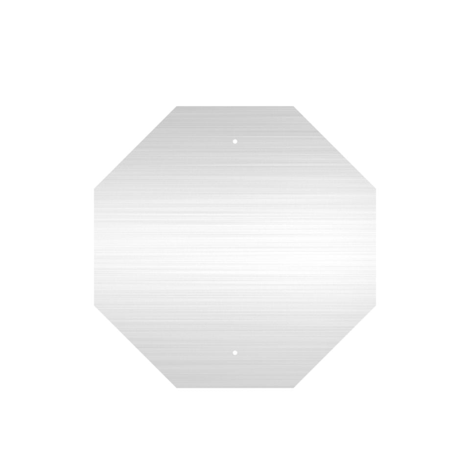Octagon Aluminum Sign Blank