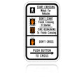 MUTCD R10-3E Pedestrian Signal Information (Countdown)
