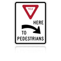MUTCD R1-5AR Yield Here to Pedestrians