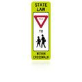 MUTCD R1-6B In-Street Schoolchildren Crossing
