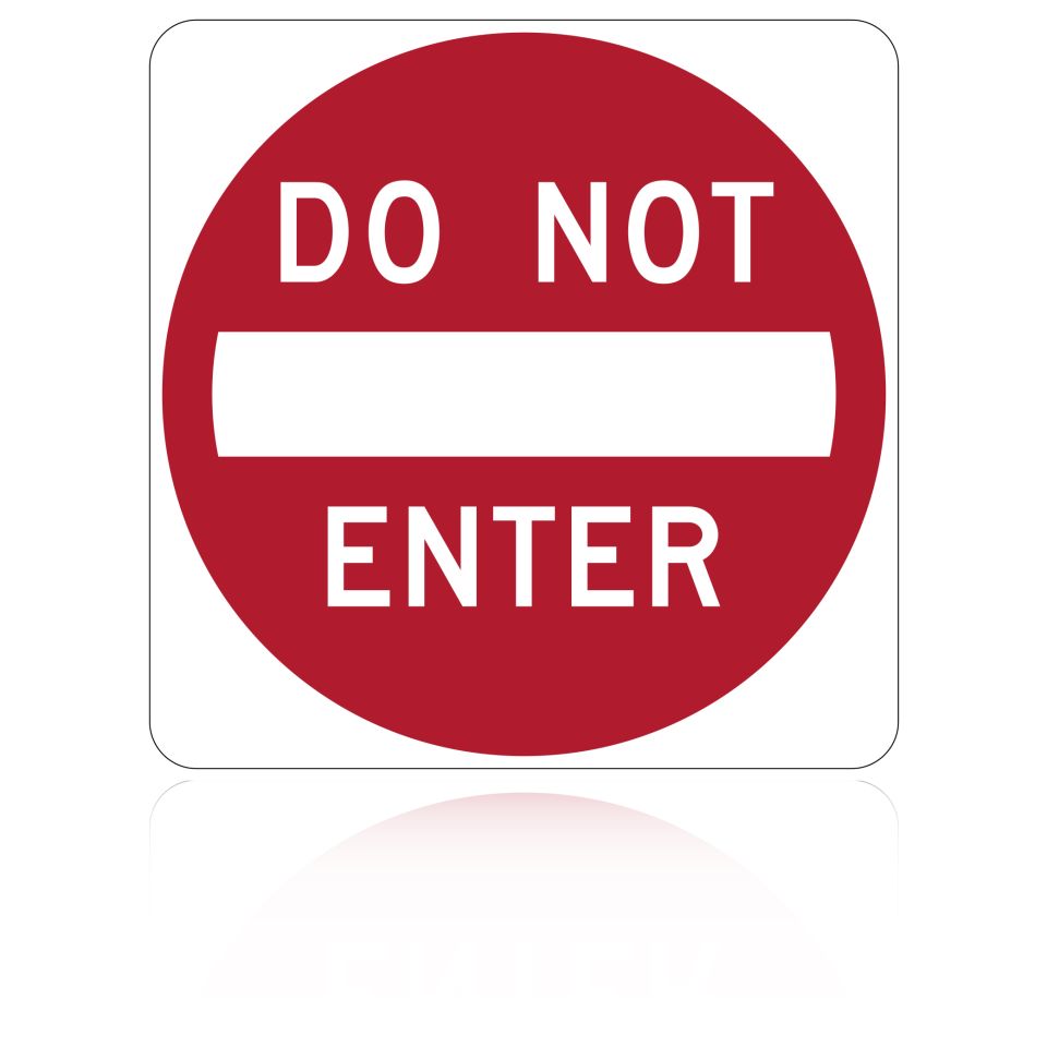 MUTCD R5-1 Do Not Enter Sign