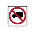 MUTCD R5-2 No Trucks