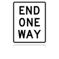MUTCD R6-7 End One Way