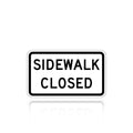 MUTCD R9-9 Sidewalk Closed