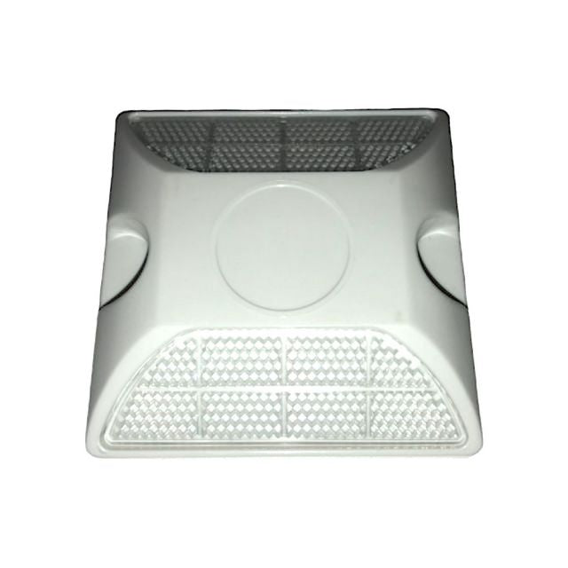 50 Pack - White Commercial Raised Pavement Markers / Road Reflectors