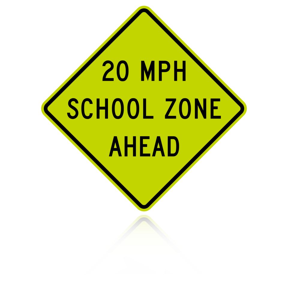 MUTCD S4-5A School Speed Zone Ahead