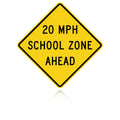 MUTCD S4-5A School Speed Zone Ahead