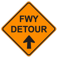 MUTCD SC9A (CA) Alternate Freeway Detour