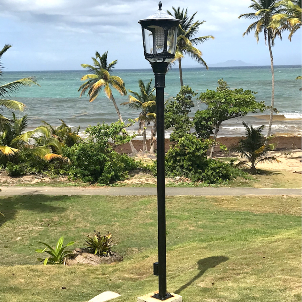 20W Solar Powered LED Pole Light for Outdoor Spaces