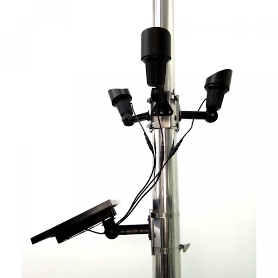 540lm Solar LED Flag Pole Light Set of 3