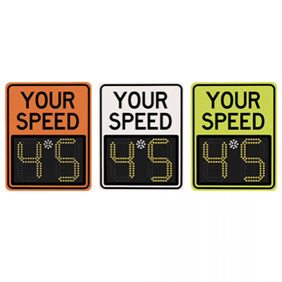 Solar LED Radar Speed Sign - EV11