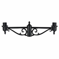 Decorative Dual Head Arm Bracket for 3 inch Pole