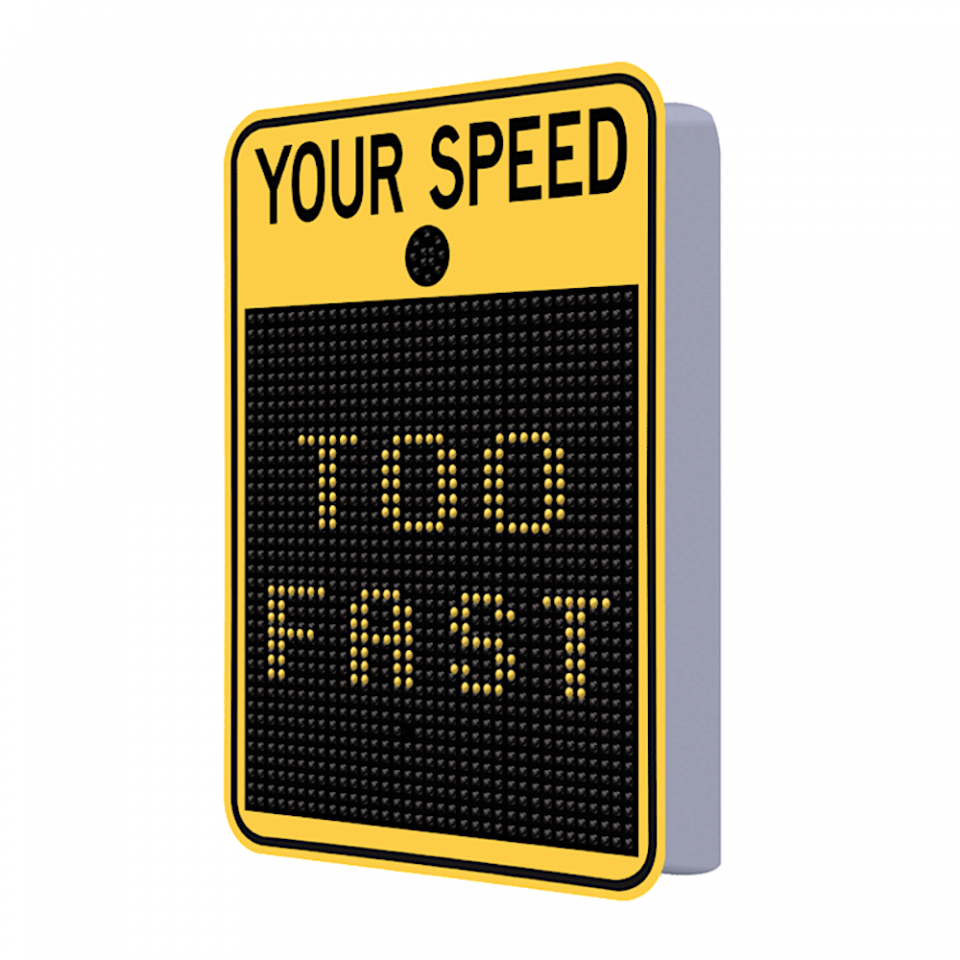 Solar LED Radar Speed Sign - EV18-FM