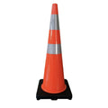 (Price for 5) 36” Orange Traffic Parking Cone with Black 10lbs. Base
