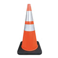 (Price for 5) 28" Orange Traffic Parking Cone with Black 7lbs. Base