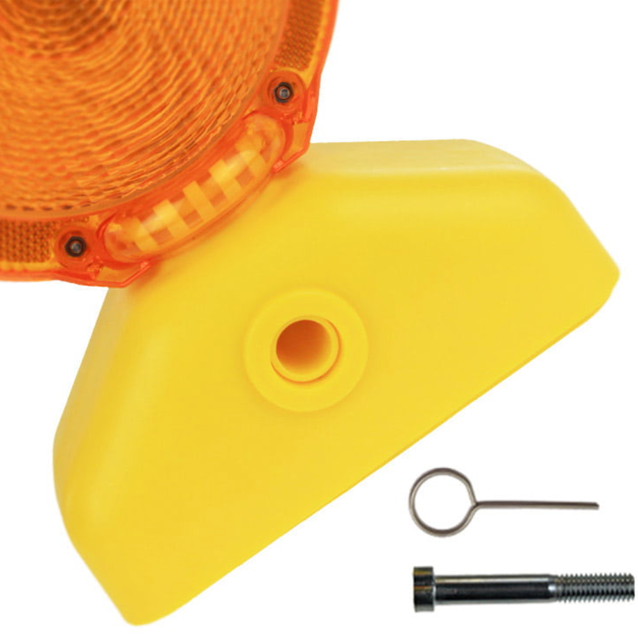 Flashing LED Battery Operated Barricade Beacon Light