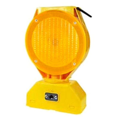 Solar Flashing LED Barricade Beacon Light