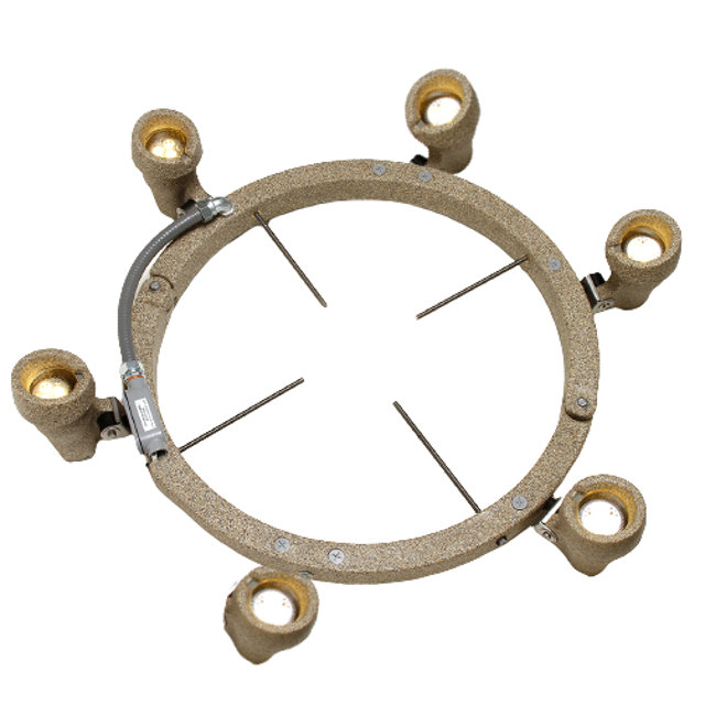 24" Tree Ring with 6 Lights