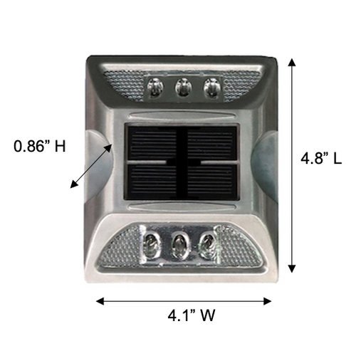 2 Sided Solar Powered Road Marker for Enhanced Safety