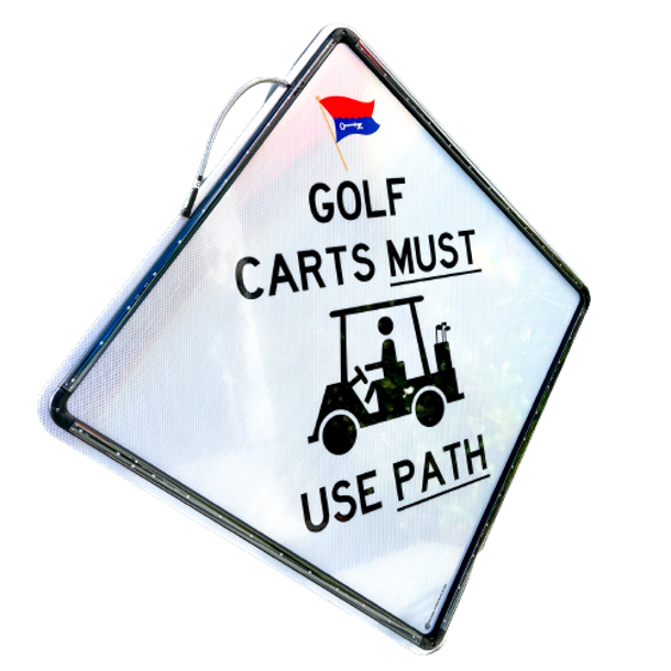 Helios Series Custom Diamond Shape Solar Flashing Sign