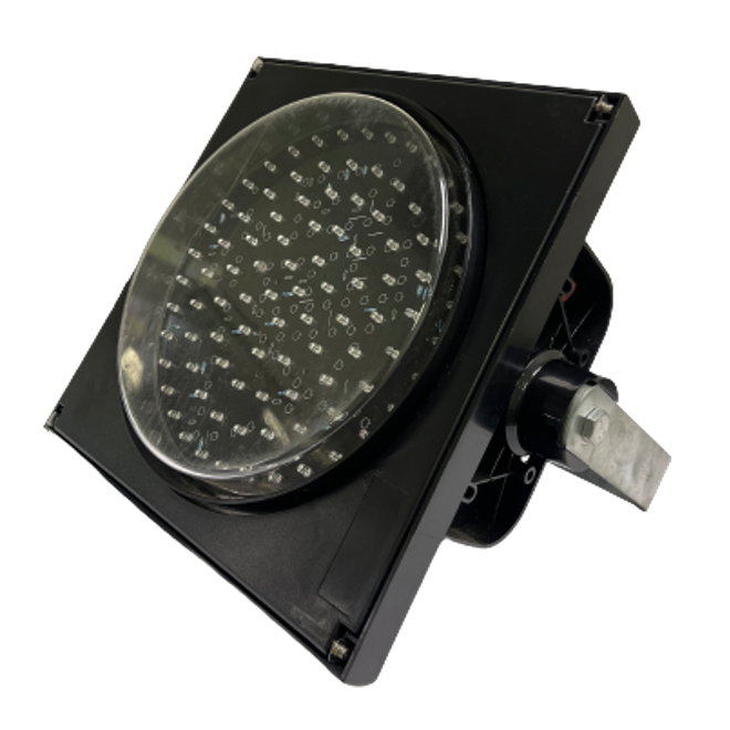 12" Solar-Powered ABS Plastic Flashing Beacon