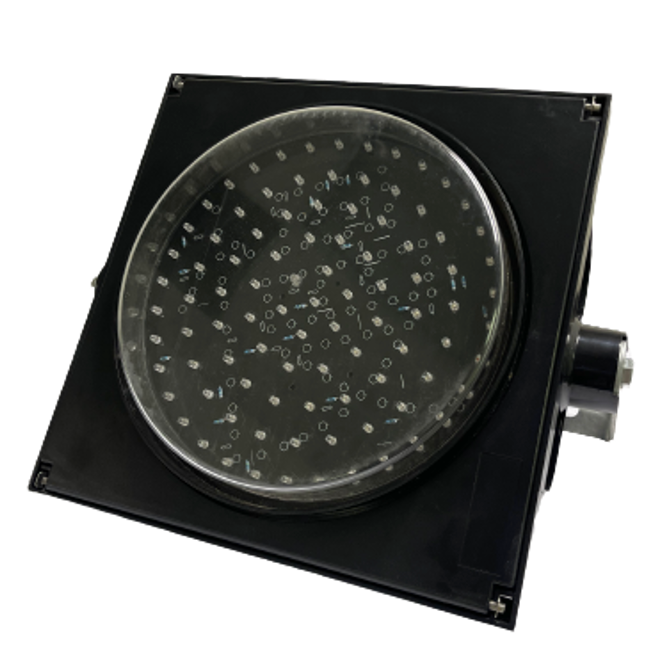 8" Solar Powered LED Flashing Beacon for Safety
