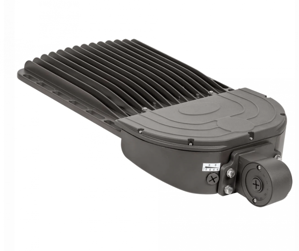 60W - 150W Adjustable Wattage AC Powered LED Shoebox Street Light with Adjustable Kelvin
