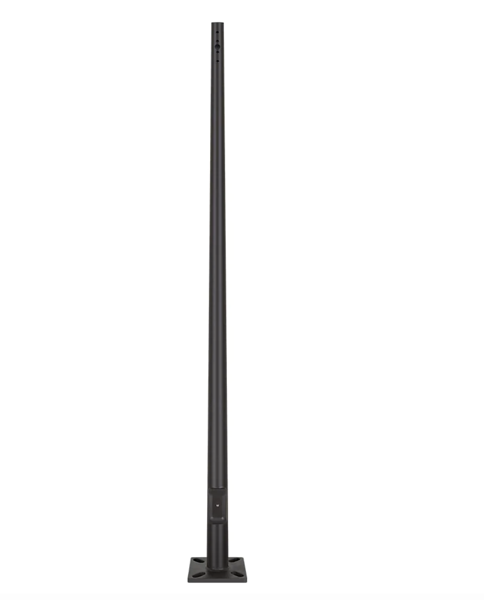 25 Foot Steel 6.5 Inch Round Tapered Light Pole
