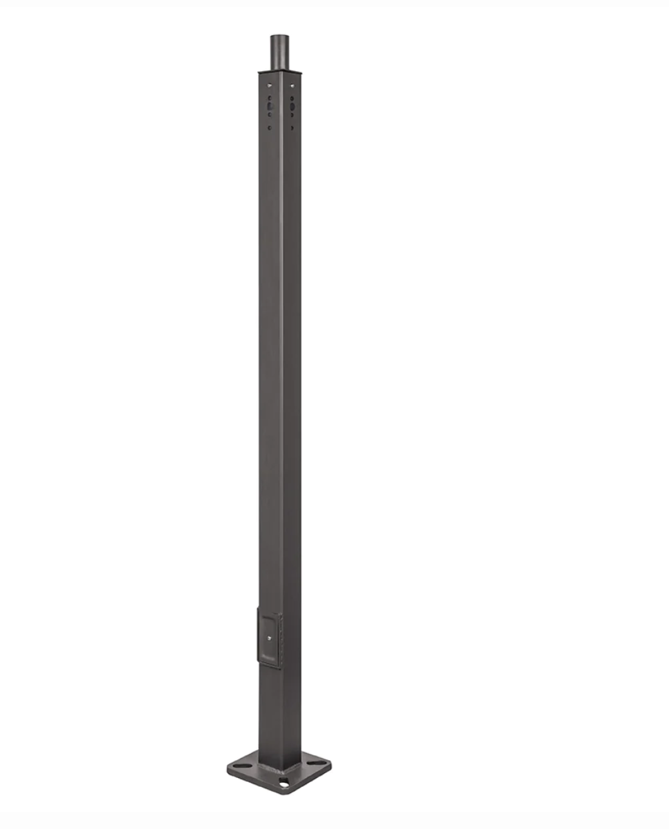10 Foot Steel 4 Inch Square Light Pole
