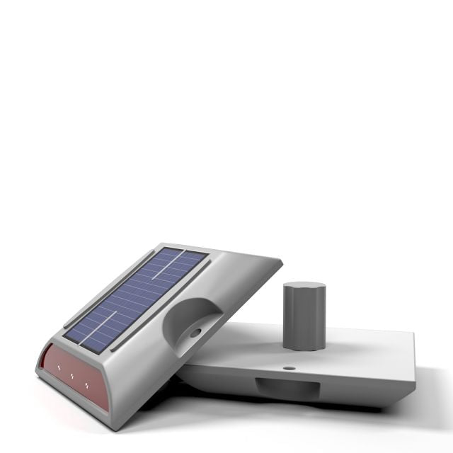 48 Pack - 2 Sided Solar Powered Road Marker for Enhanced Safety