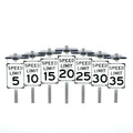 Helios Series 24"x30" Solar Powered Flashing MPH Speed Limit Sign