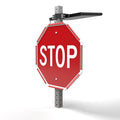 REFURBISHED: Helios Series: R1-1 30" Solar Flashing Perimeter LEDs "STOP" Sign