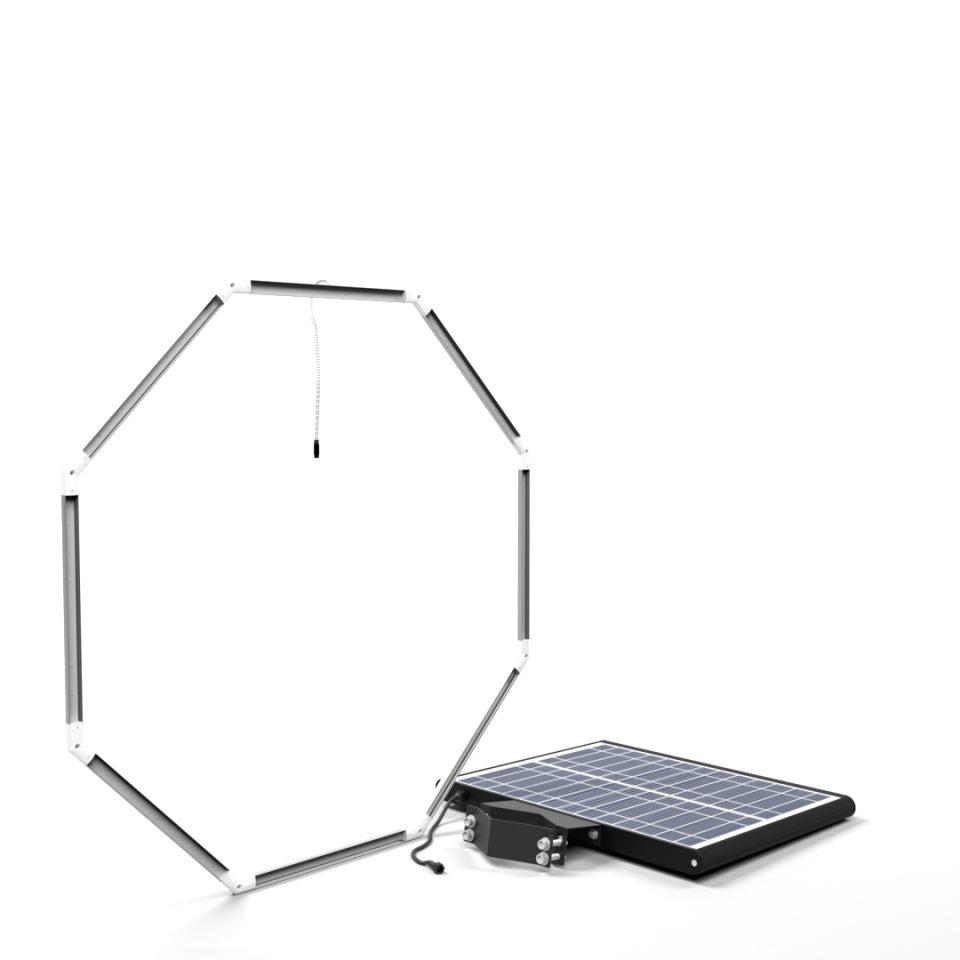 Helios Series 36" Solar Powered Flashing Stop Sign