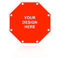 Custom Octagon Shape Solar Flashing LED Sign