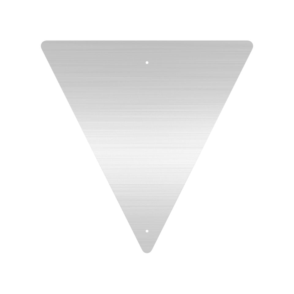 Triangular Aluminum Sign Blank