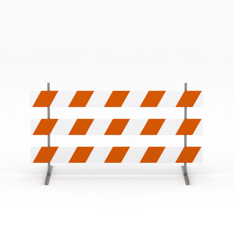 Pack of 5 - Type III Barricade