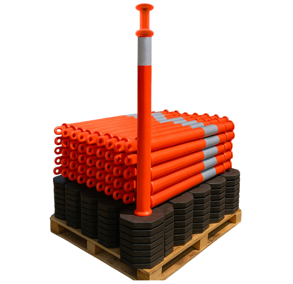 Bulk Pallet Pricing 45" H Traffic Safety Delineator in Traffic Safety