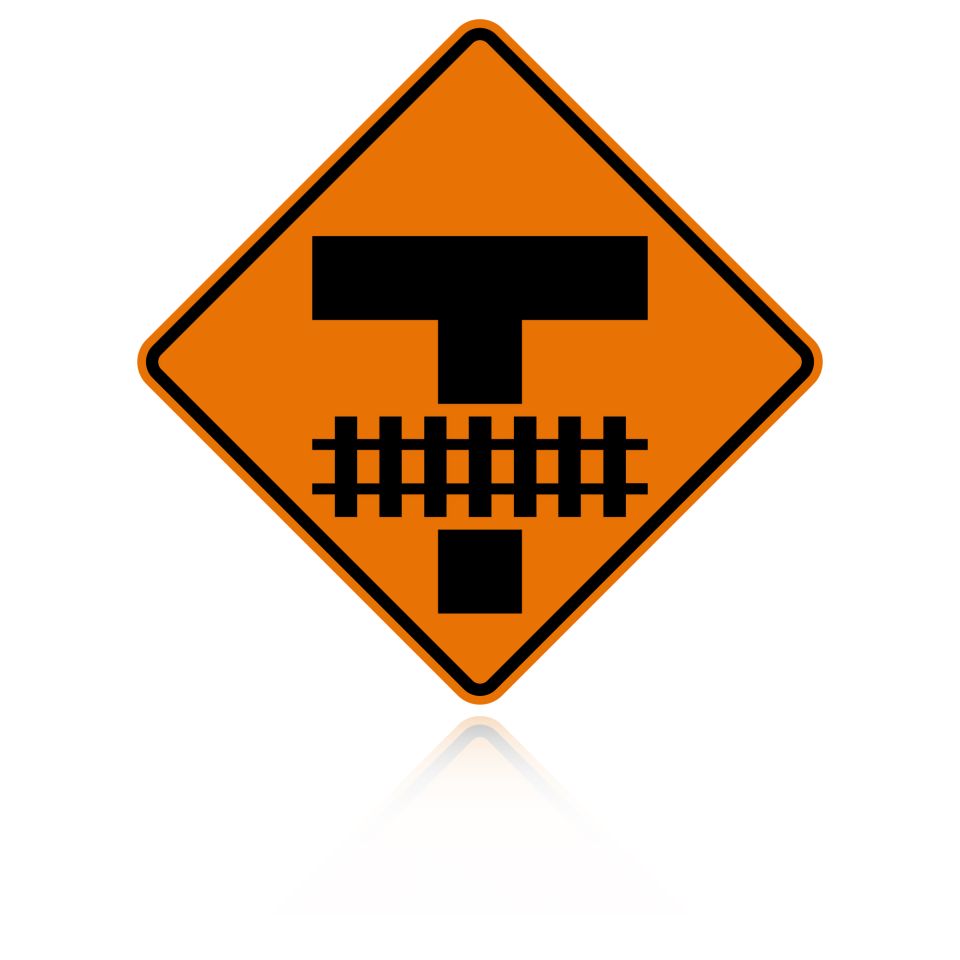 MUTCD W10-11 Railroad Crossing Storage Space