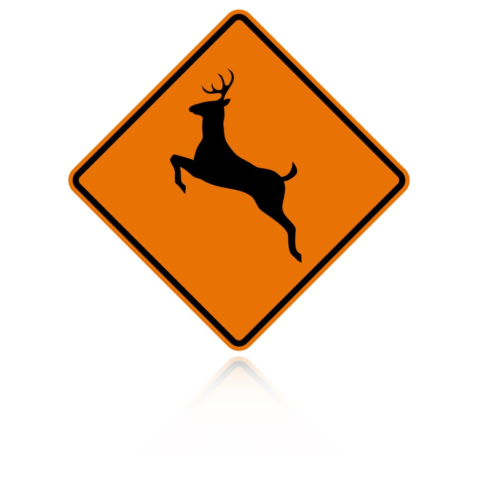 MUTCD W11-3 Deer Crossing