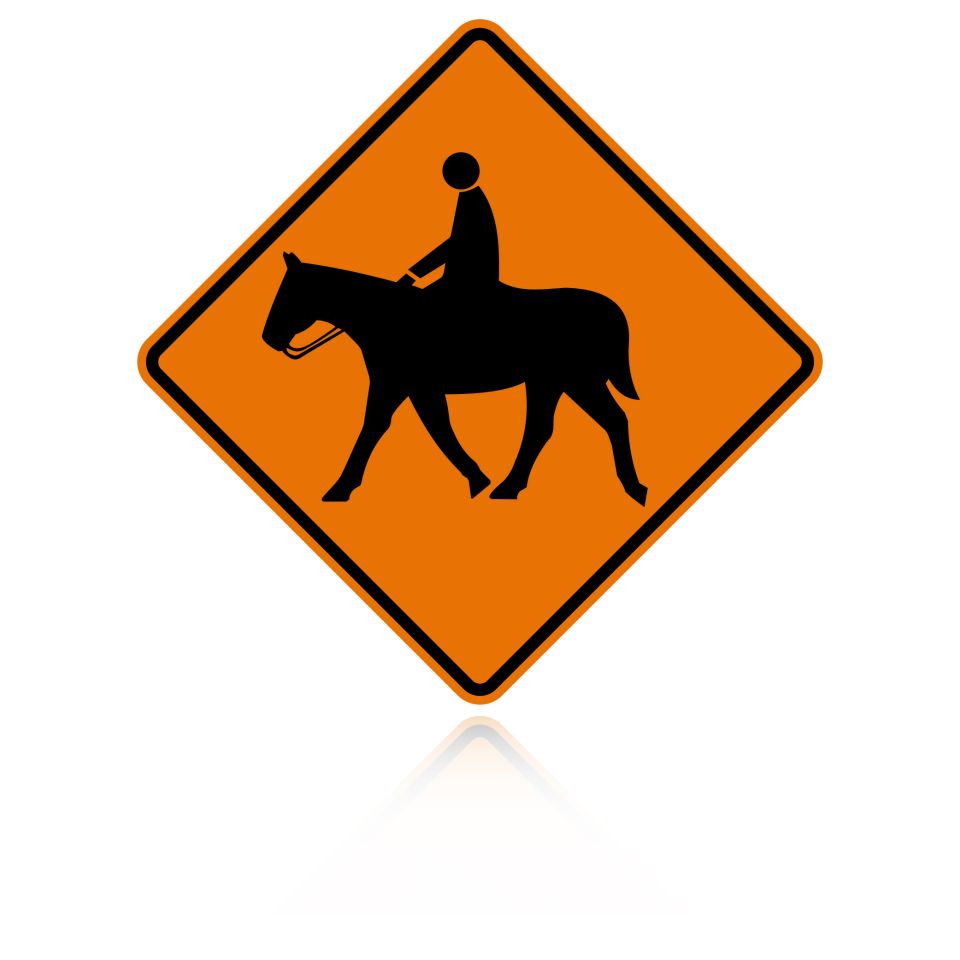 MUTCD W11-7 Equestrian Crossing