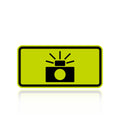 MUTCD W16-10P Photo Enforced (Symbol)