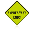MUTCD W19-4 Expressway Ends